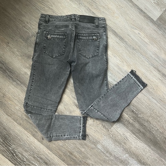 Pierre Balmain Denim Moto Jeans - Picture 7 of 10